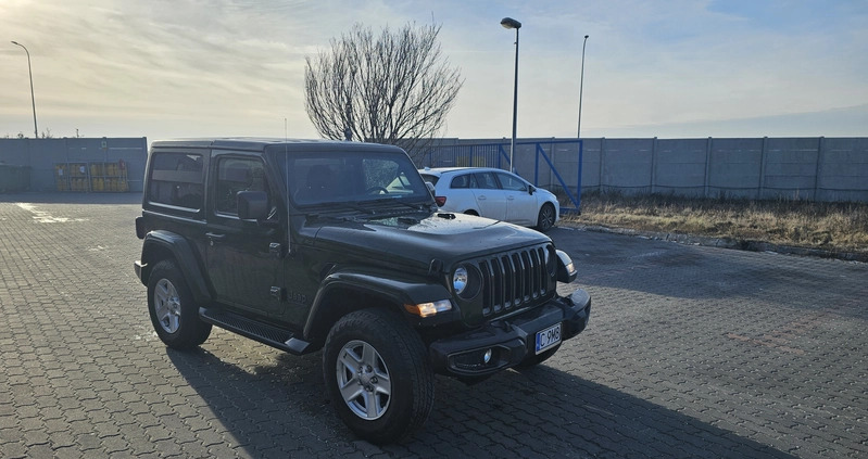 Jeep Wrangler cena 145000 przebieg: 33000, rok produkcji 2021 z Grudziądz małe 137